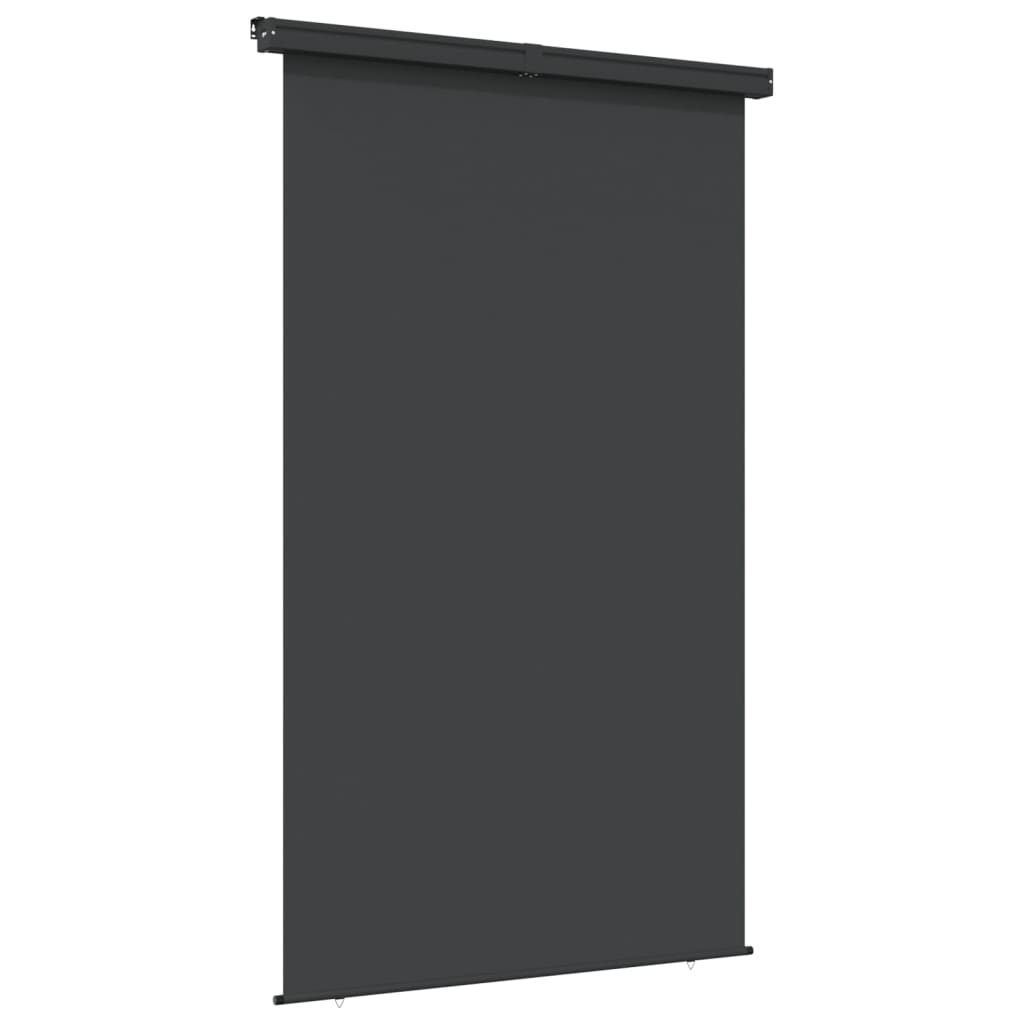 vidaXL Balkonska bočna tenda 175 x 250 cm crna