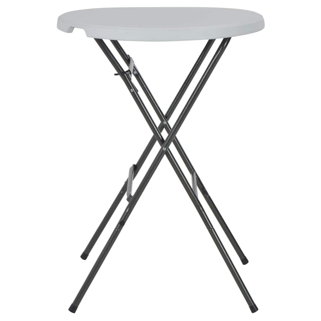 vidaXL Sklopivi barski stol bijeli 80 x 110 cm HDPE