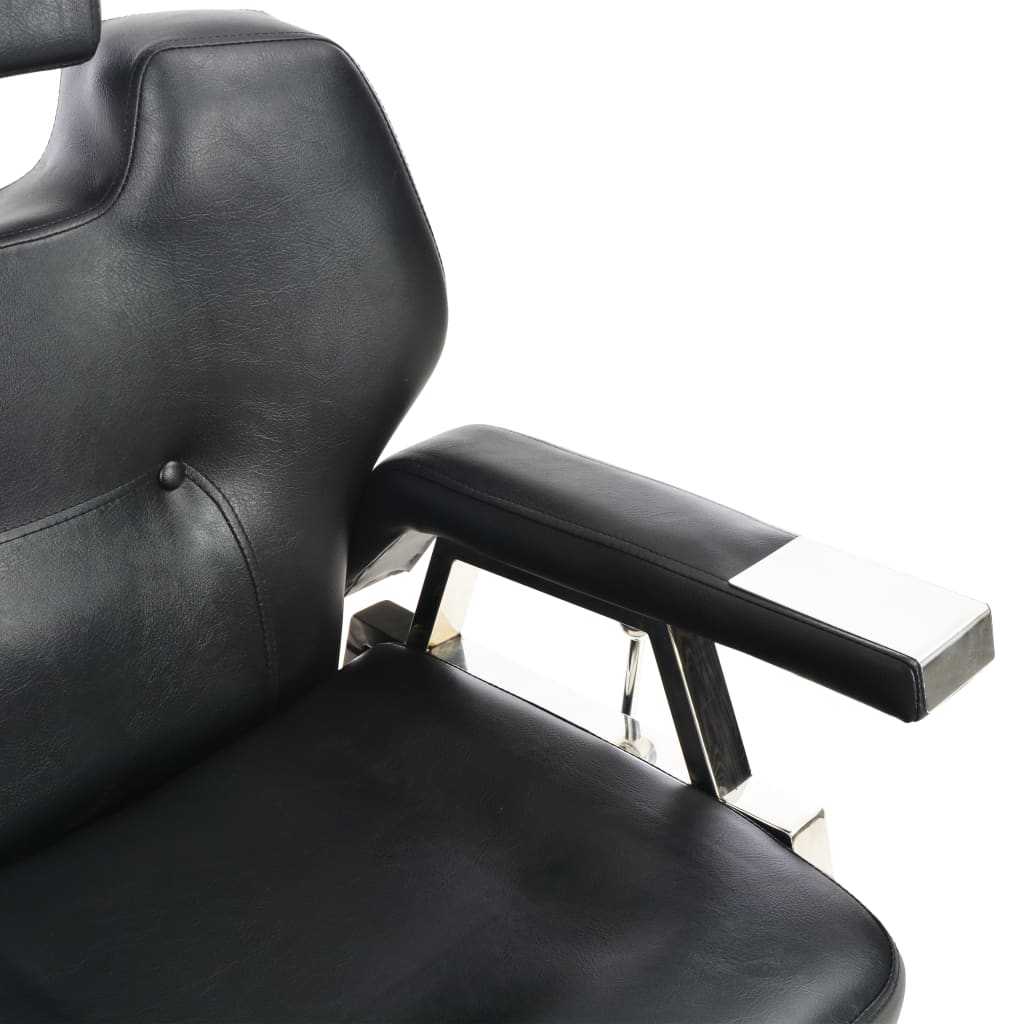 vidaXL Brijačka stolica od umjetne kože crna 72 x 68 x 98 cm