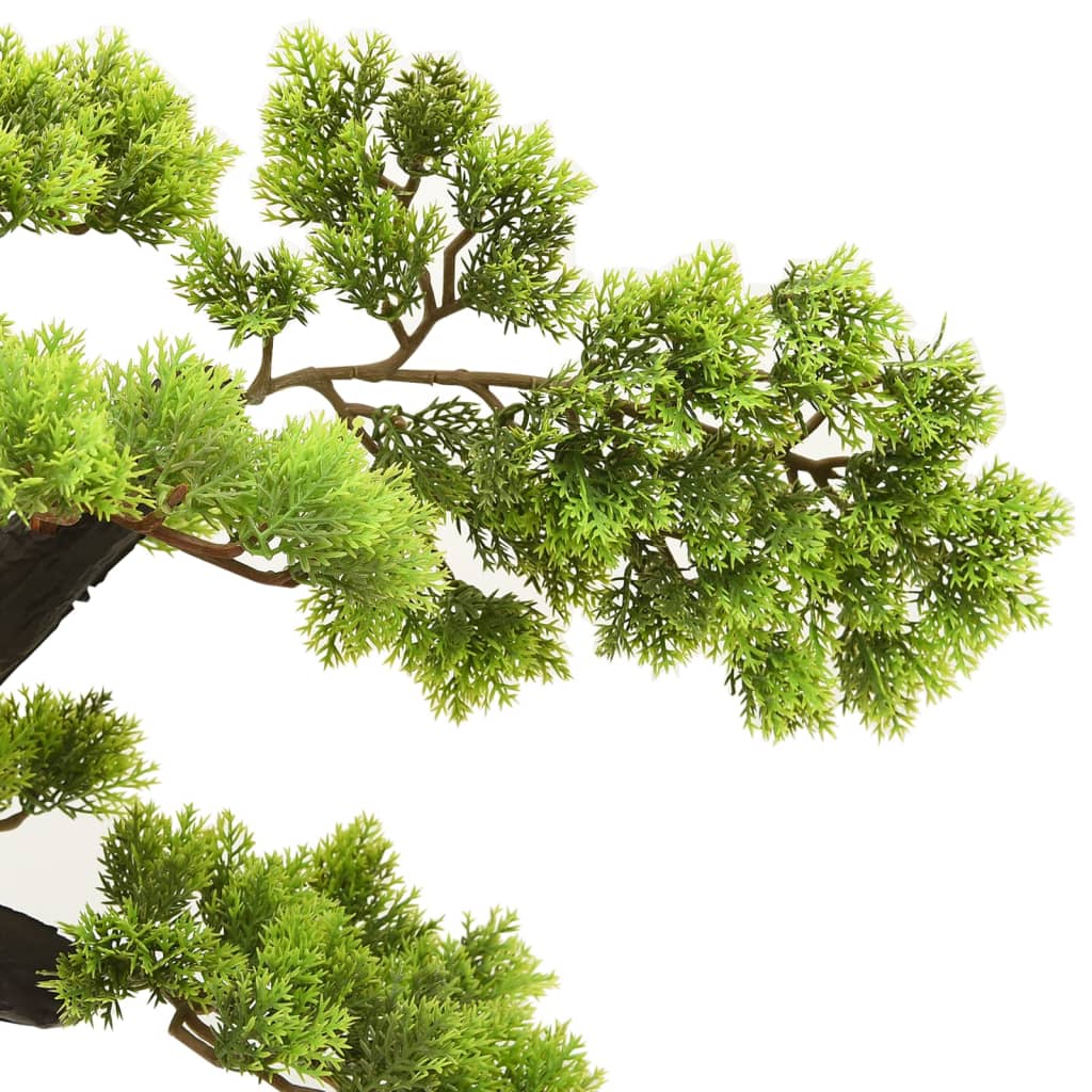 vidaXL Umjetni bonsai čempres s posudom 70 cm zeleni