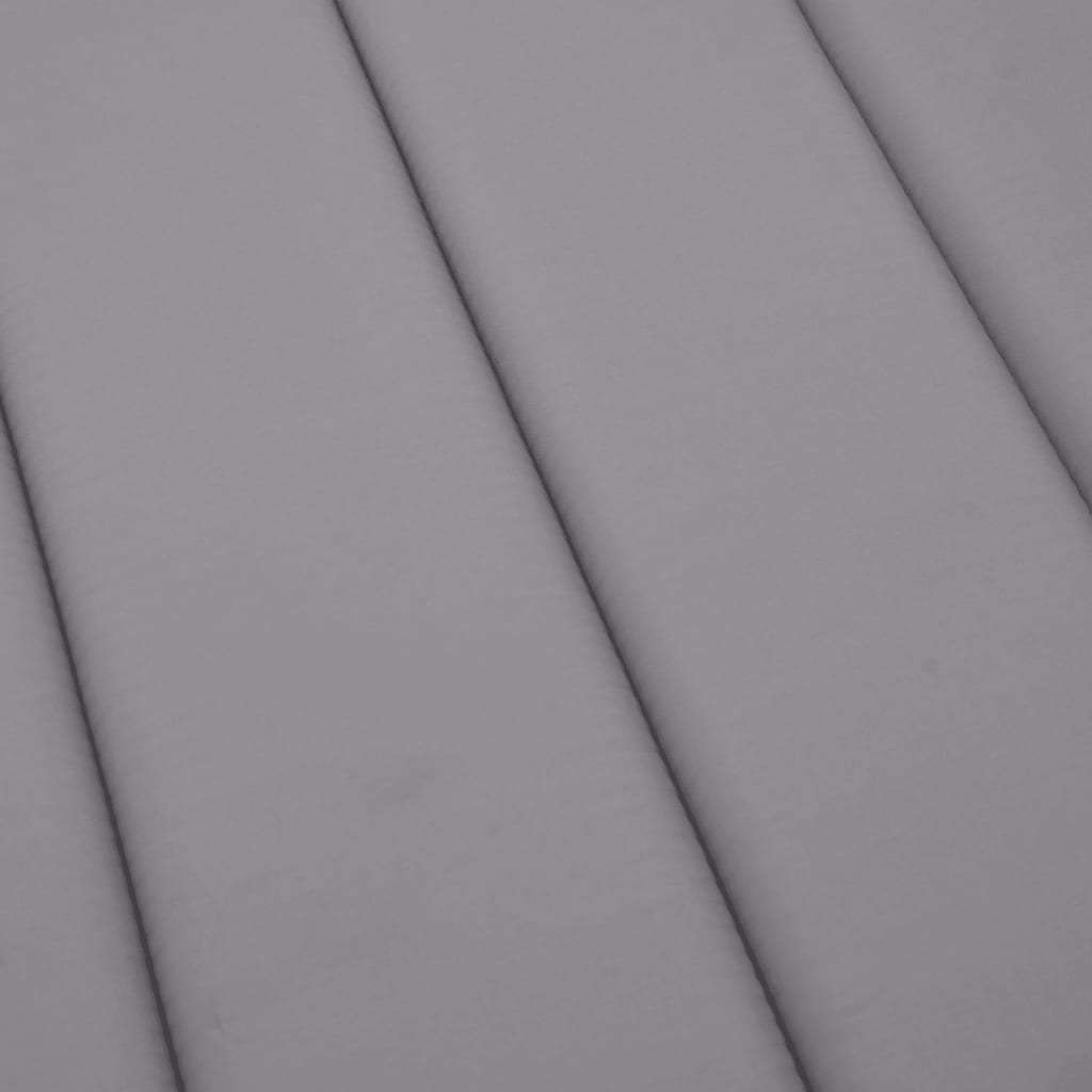 vidaXL Jastuk za ležaljku za sunčanje sivi 200 x 70 x 3 cm od tkanine