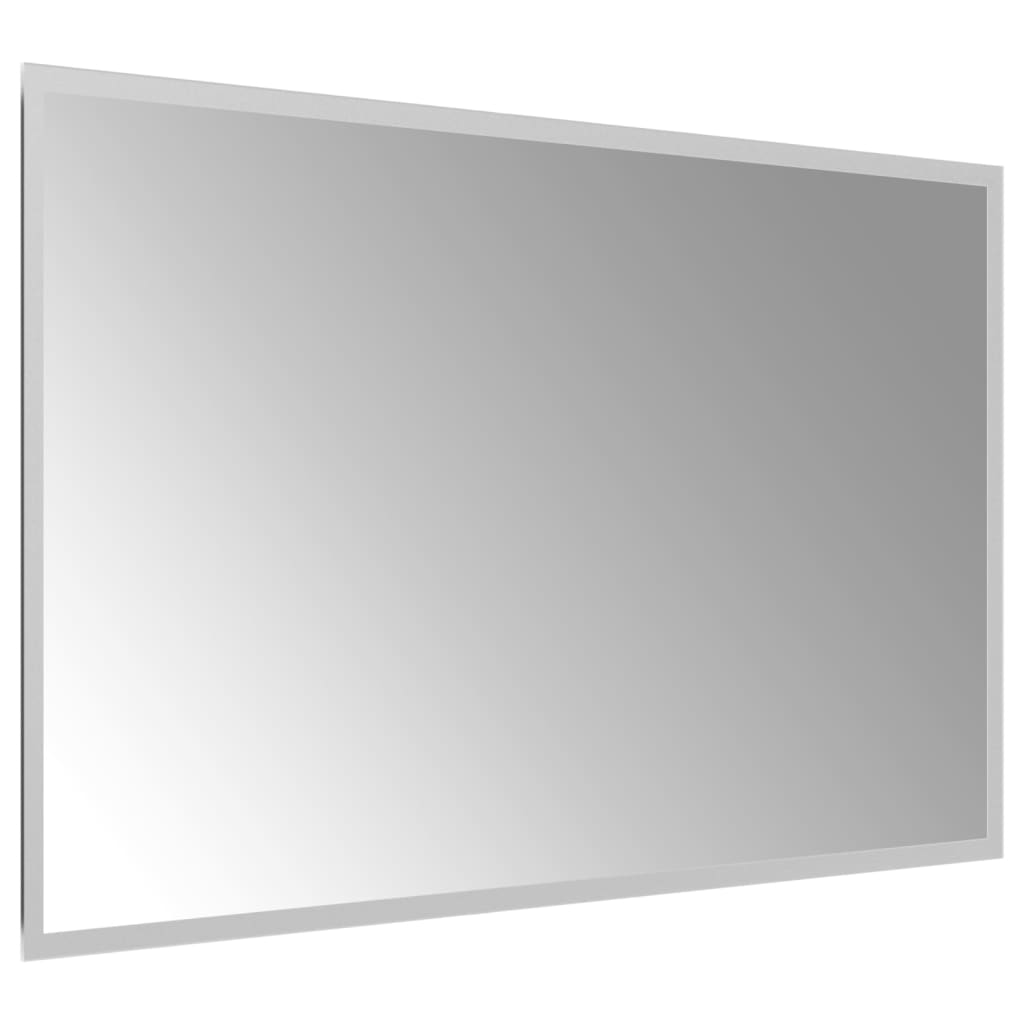 vidaXL LED kupaonsko ogledalo 80x50 cm