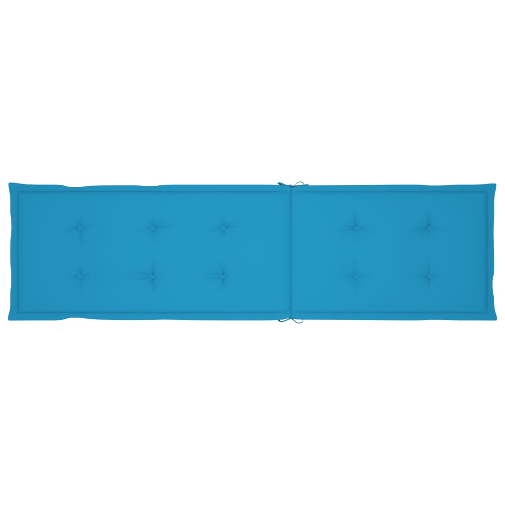 vidaXL Jastuk za ležaljku plavi (75 + 105) x 50 x 3 cm