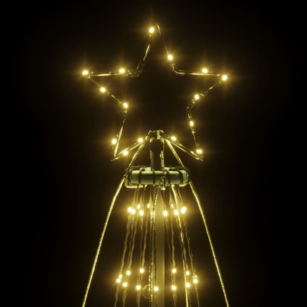 vidaXL Božićno drvce sa šiljkom i 1134 LED žarulje tople bijele 800 cm