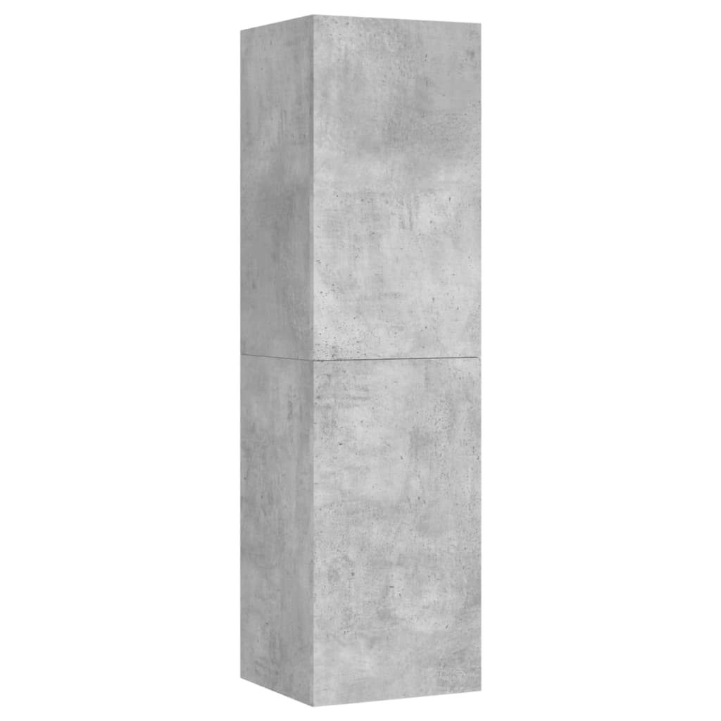 vidaXL TV ormarić boja betona 30,5 x 30 x 110 cm od konstruiranog drva