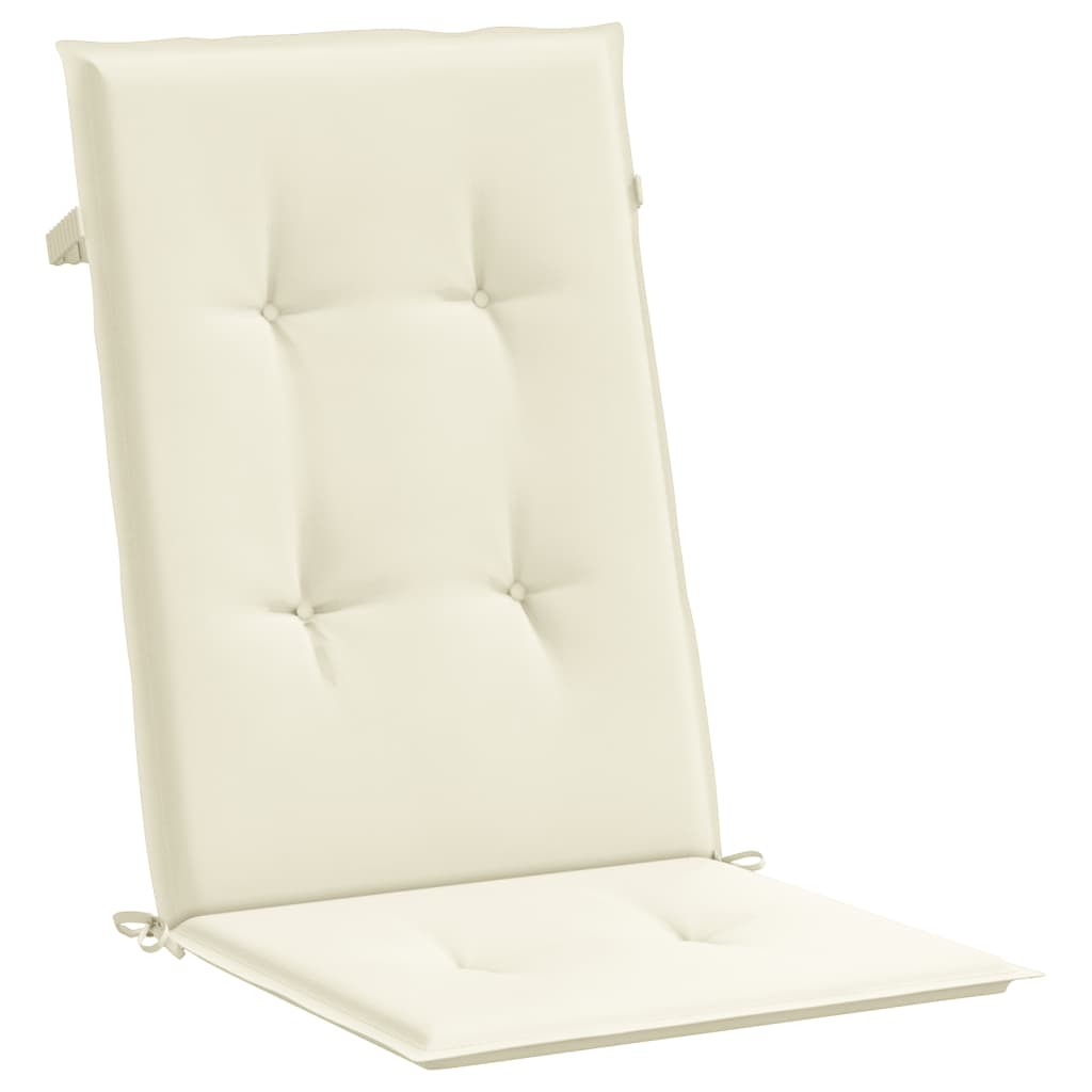 vidaXL Nagibne vrtne stolice s jastucima 2 kom od masivne tikovine