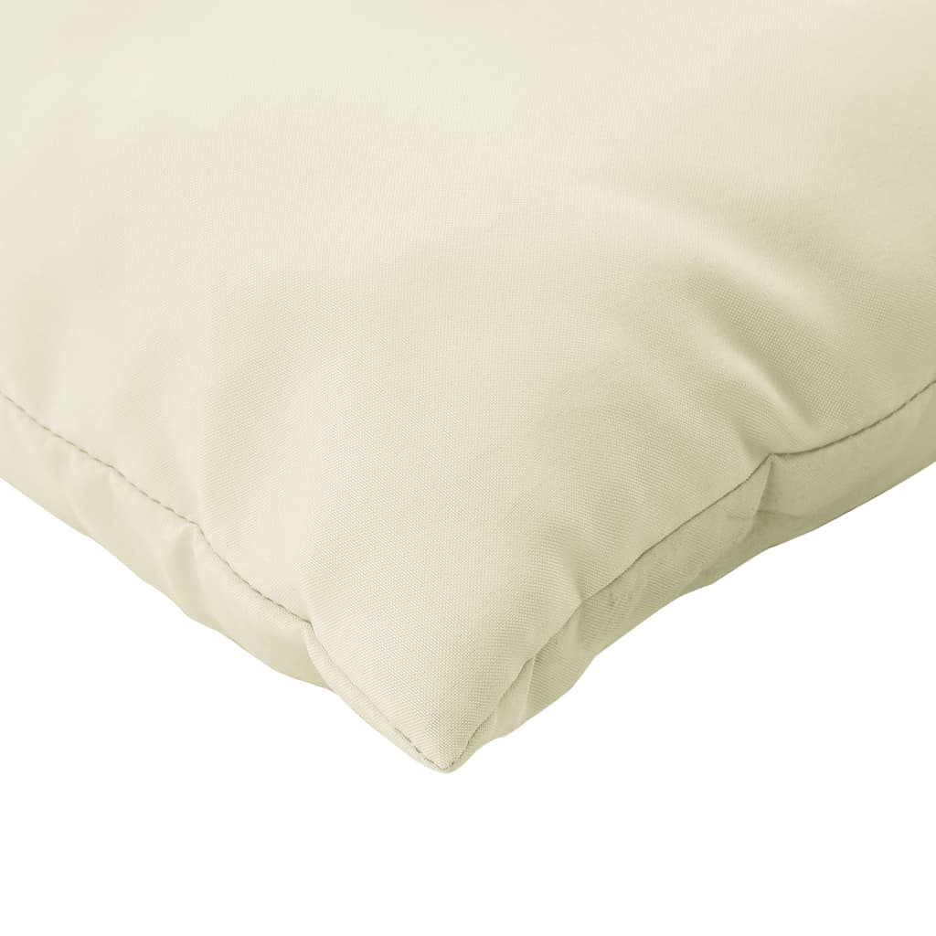 vidaXL Ukrasni jastuci 4 kom krem 50 x 50 cm od tkanine