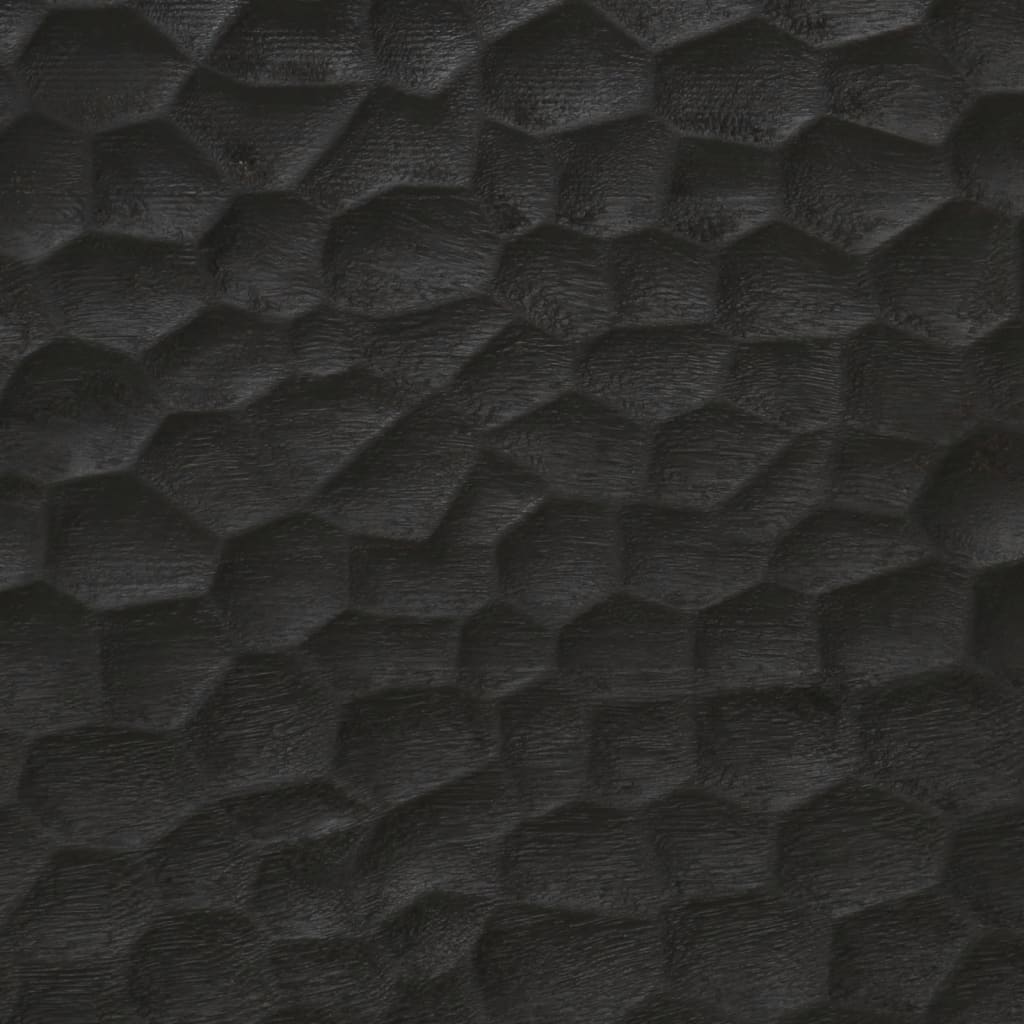 vidaXL Kupaonski ormarić za umivaonik crni 62x33x58 cm od drva manga