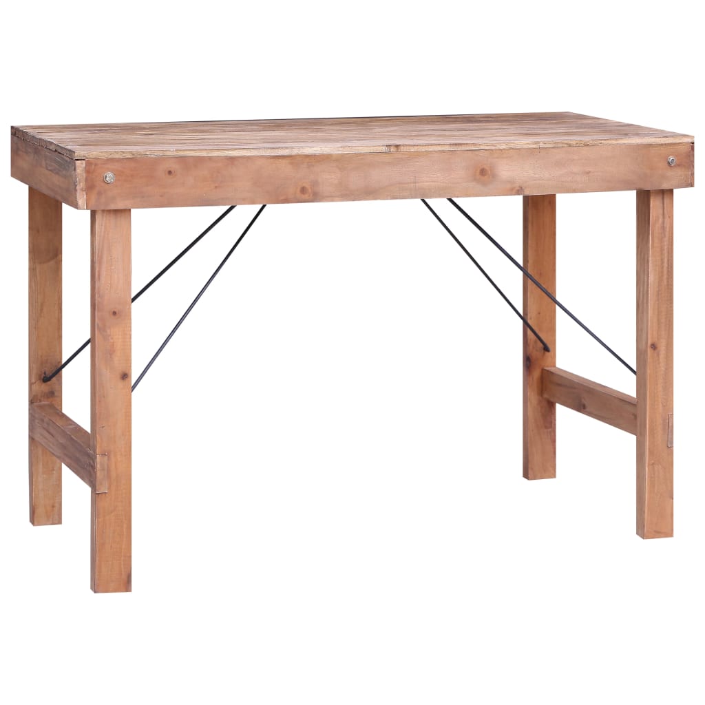 vidaXL Blagovaonski stol 120 x 60 x 80 cm od masivnog obnovljenog drva