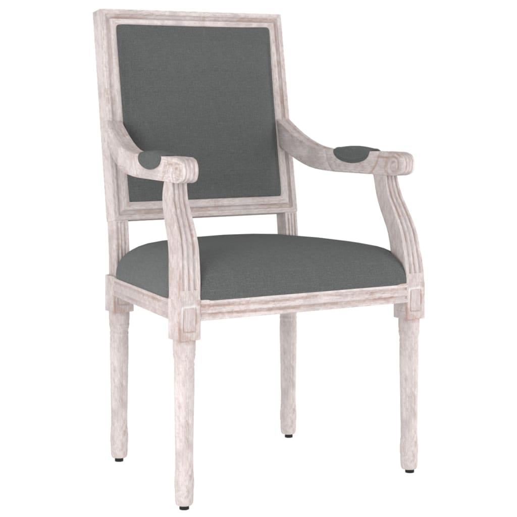 vidaXL Fotelja tamnosiva 54 x 59 x 99 cm od tkanine