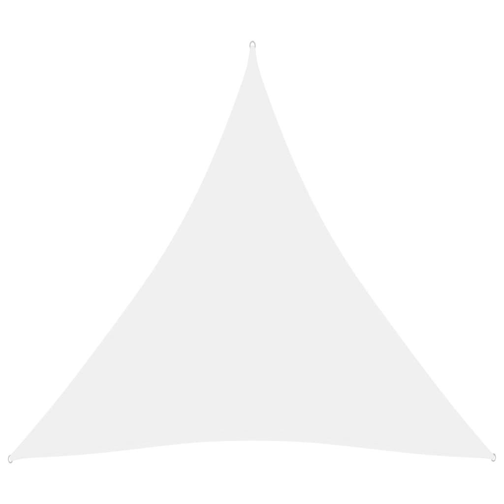 vidaXL Jedro protiv sunca od tkanine trokutasto 4,5x4,5x4,5 m bijelo