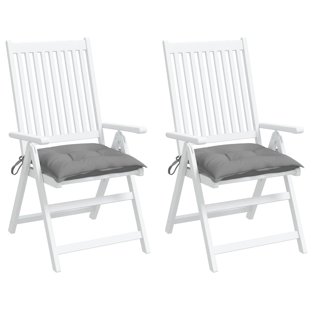 vidaXL Jastuci za stolice 2 kom sivi 50 x 50 x 7 cm od tkanine Oxford