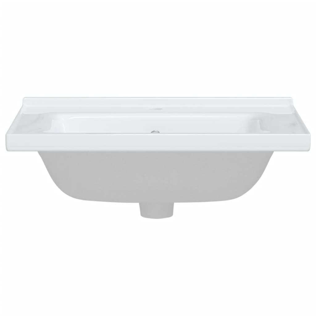 vidaXL Kupaonski umivaonik bijeli 61x48x19,5 cm pravokutni keramički