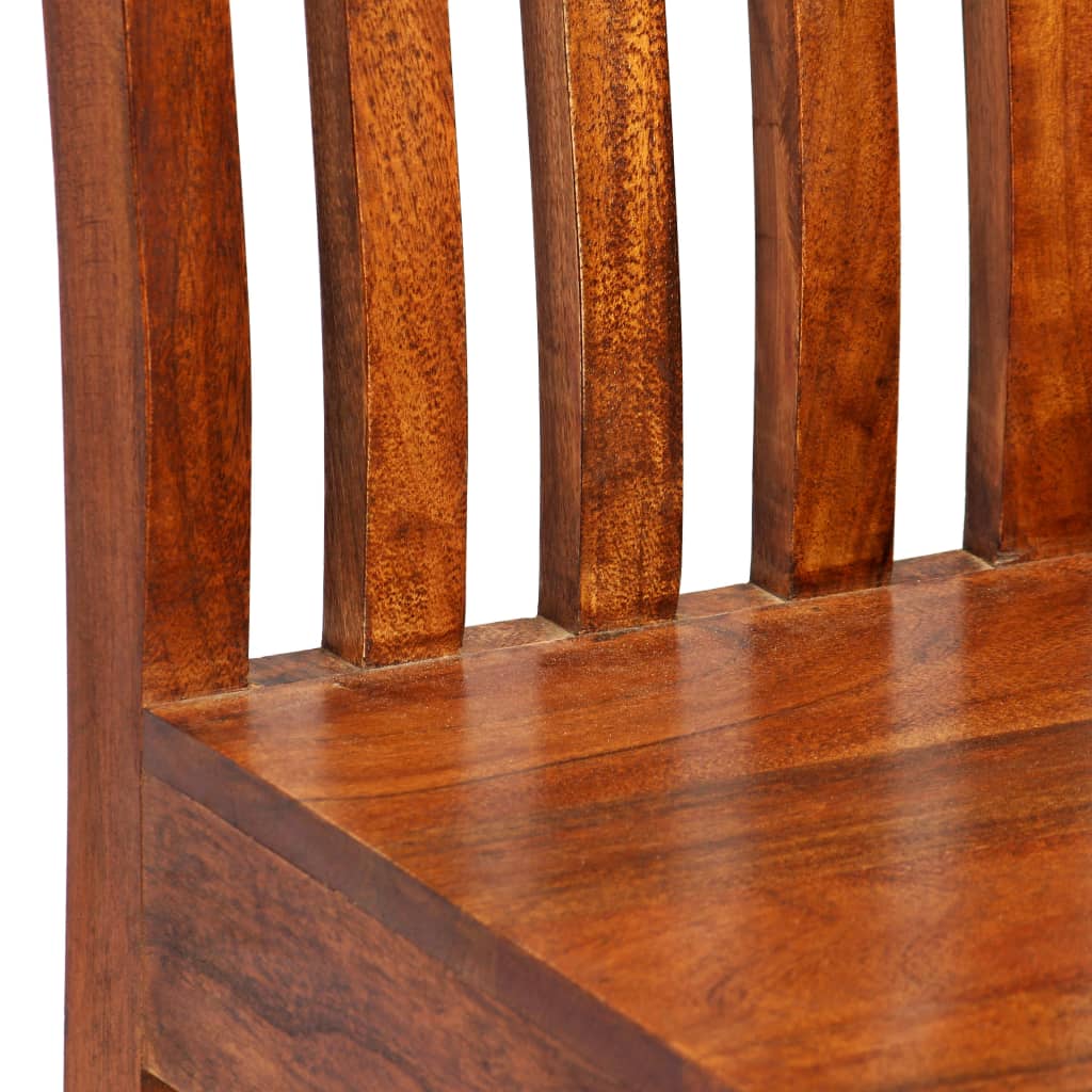 vidaXL Blagovaonske stolice od masivnog drva i šišama 6 kom moderne