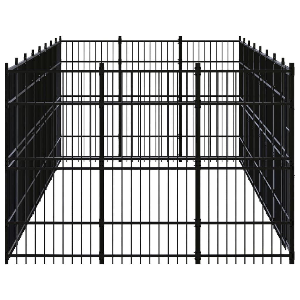 vidaXL Vanjski kavez za pse čelični 22,12 m²