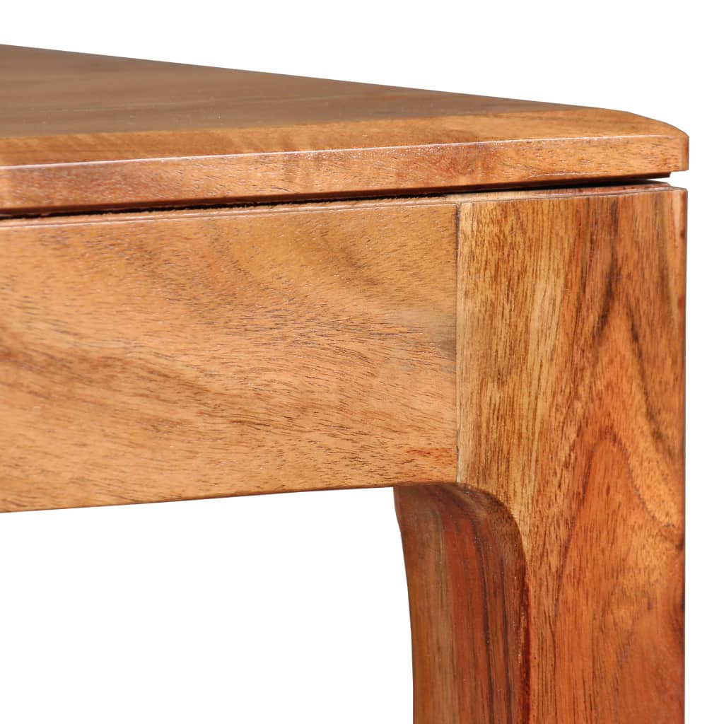 vidaXL Blagovaonski stol od masivnog drva 118 x 60 x 76 cm