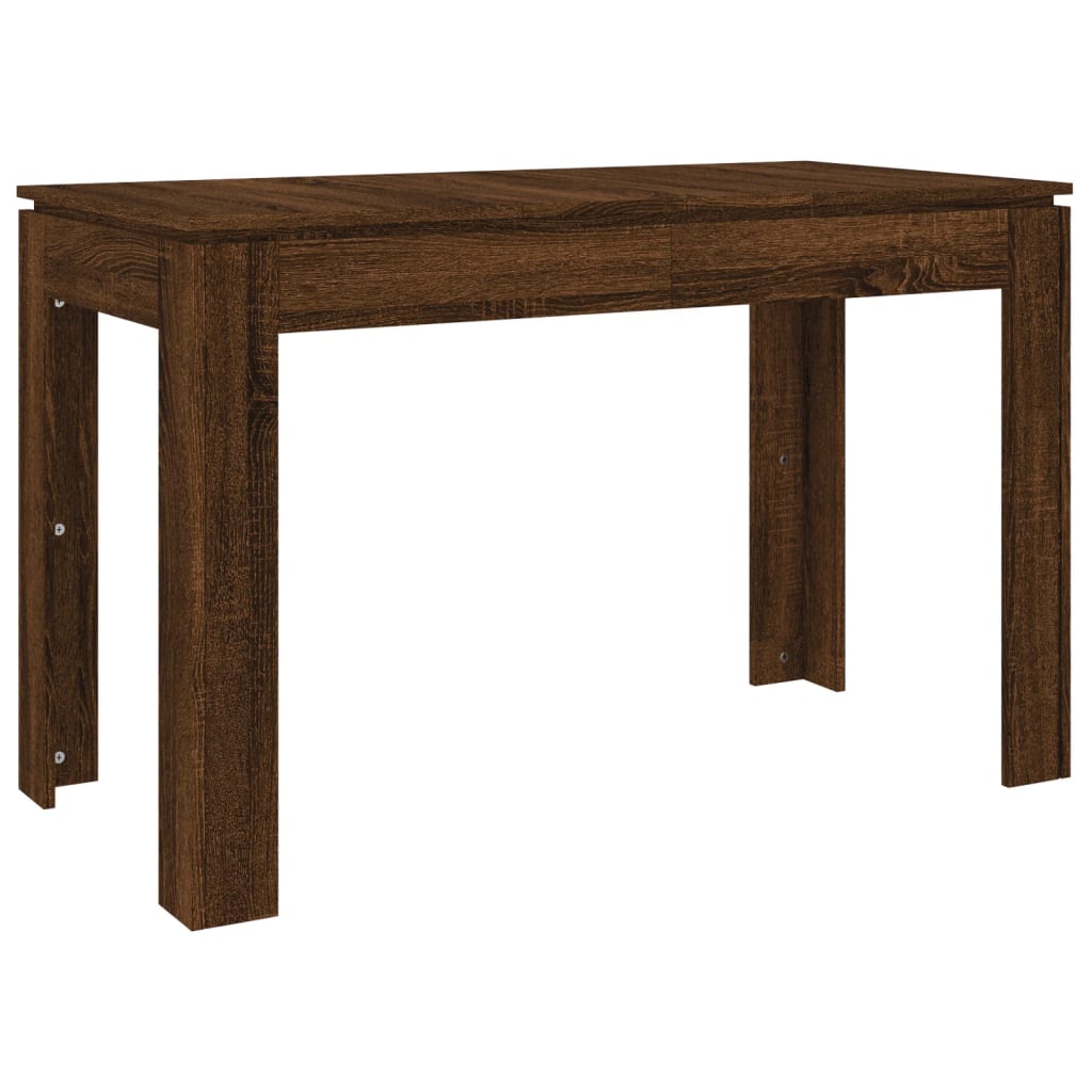 vidaXL Blagovaonski stol boja smeđeg hrasta 120 x 60 x 76 cm drveni