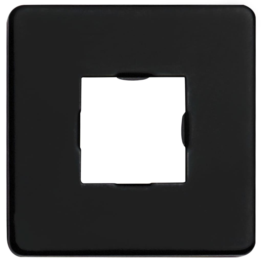 vidaXL Potporna ručka za tuš kvadratna nehrđajući čelik 201 crna 40 cm