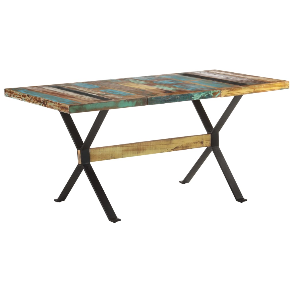 vidaXL Blagovaonski stol 160 x 80 x 76 cm od masivnog obnovljenog drva