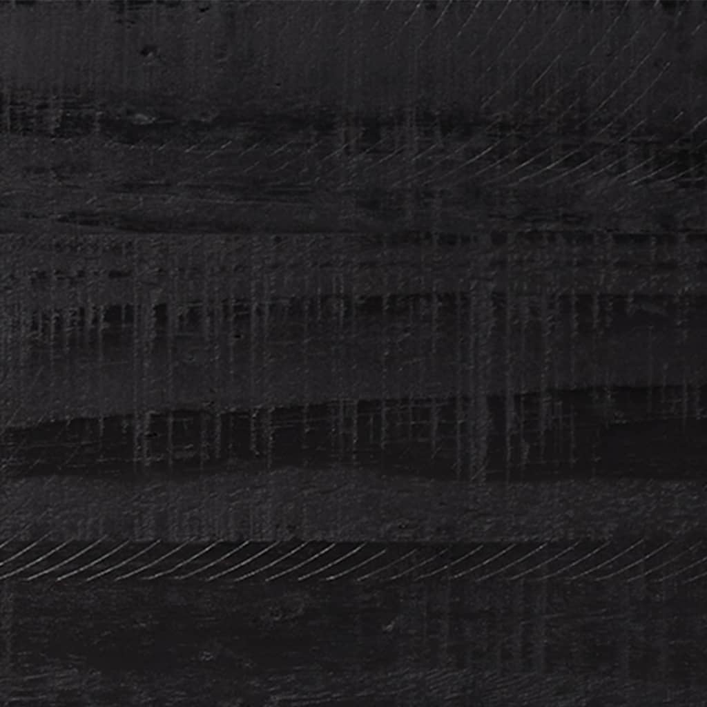 vidaXL Noćni ormarić crni 36 x 30 x 45 cm od masivne borovine