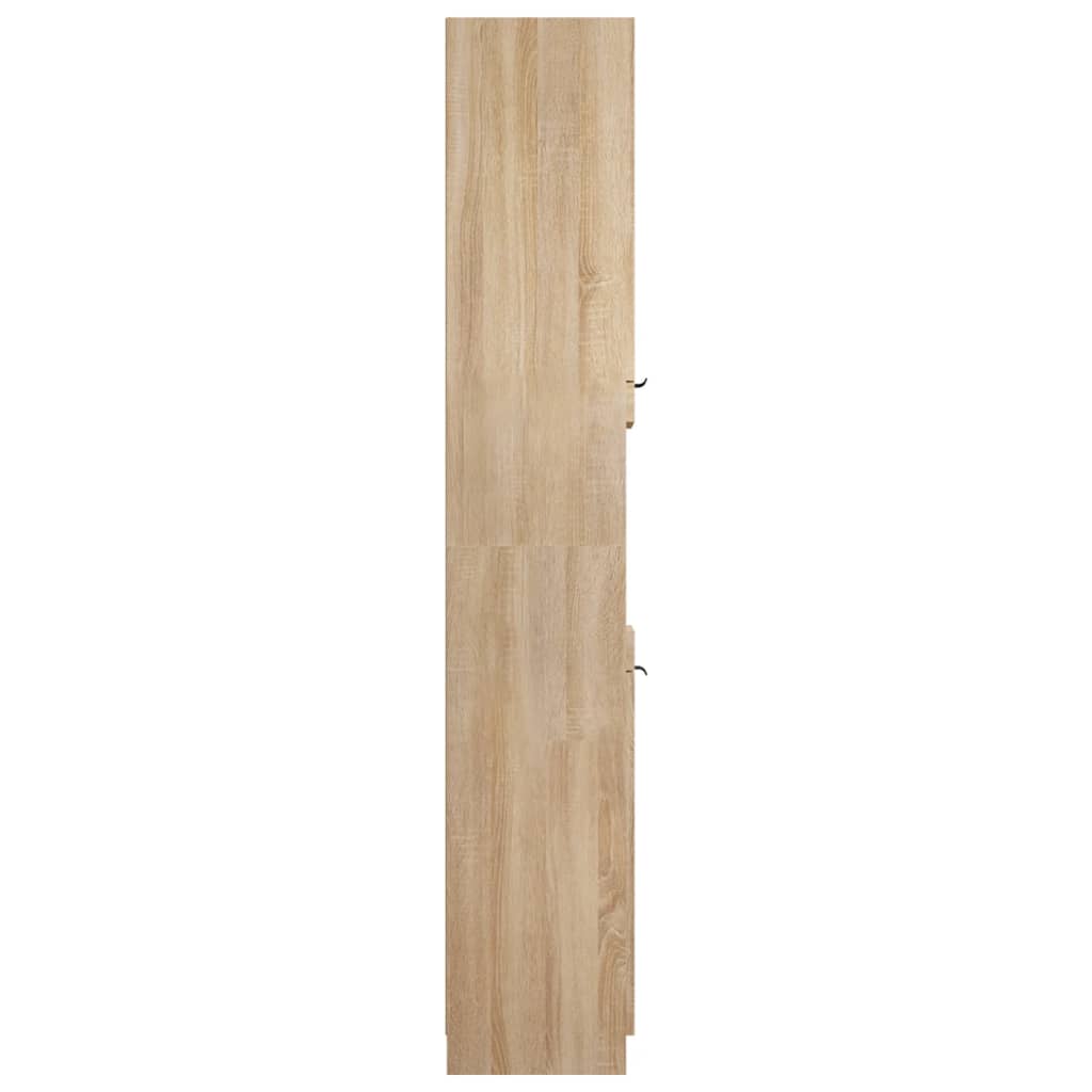 vidaXL Kupaonski ormarić hrast sonoma 32x34x188,5 cm konstruirano drvo