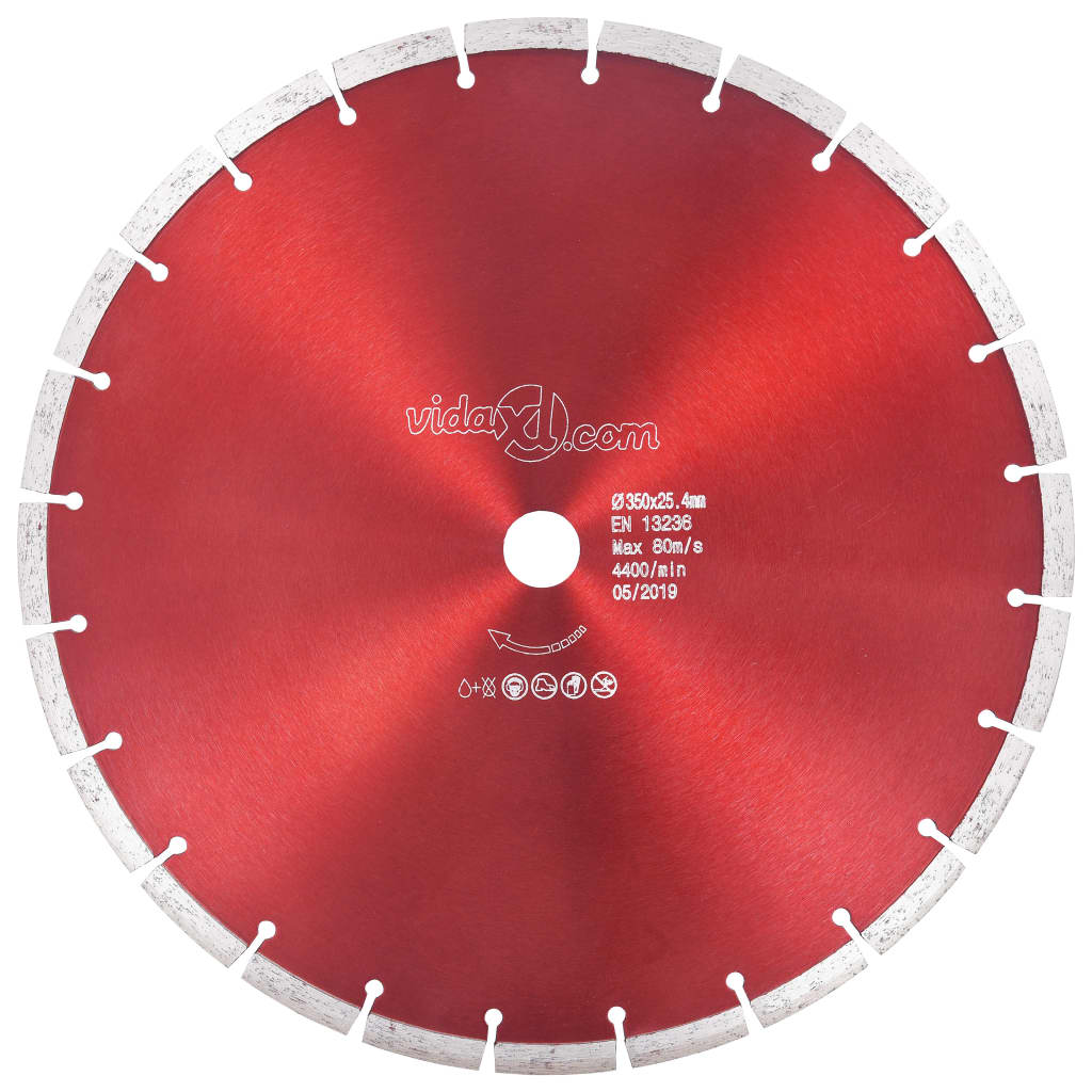 vidaXL Dijamantni disk za rezanje čelični 350 mm