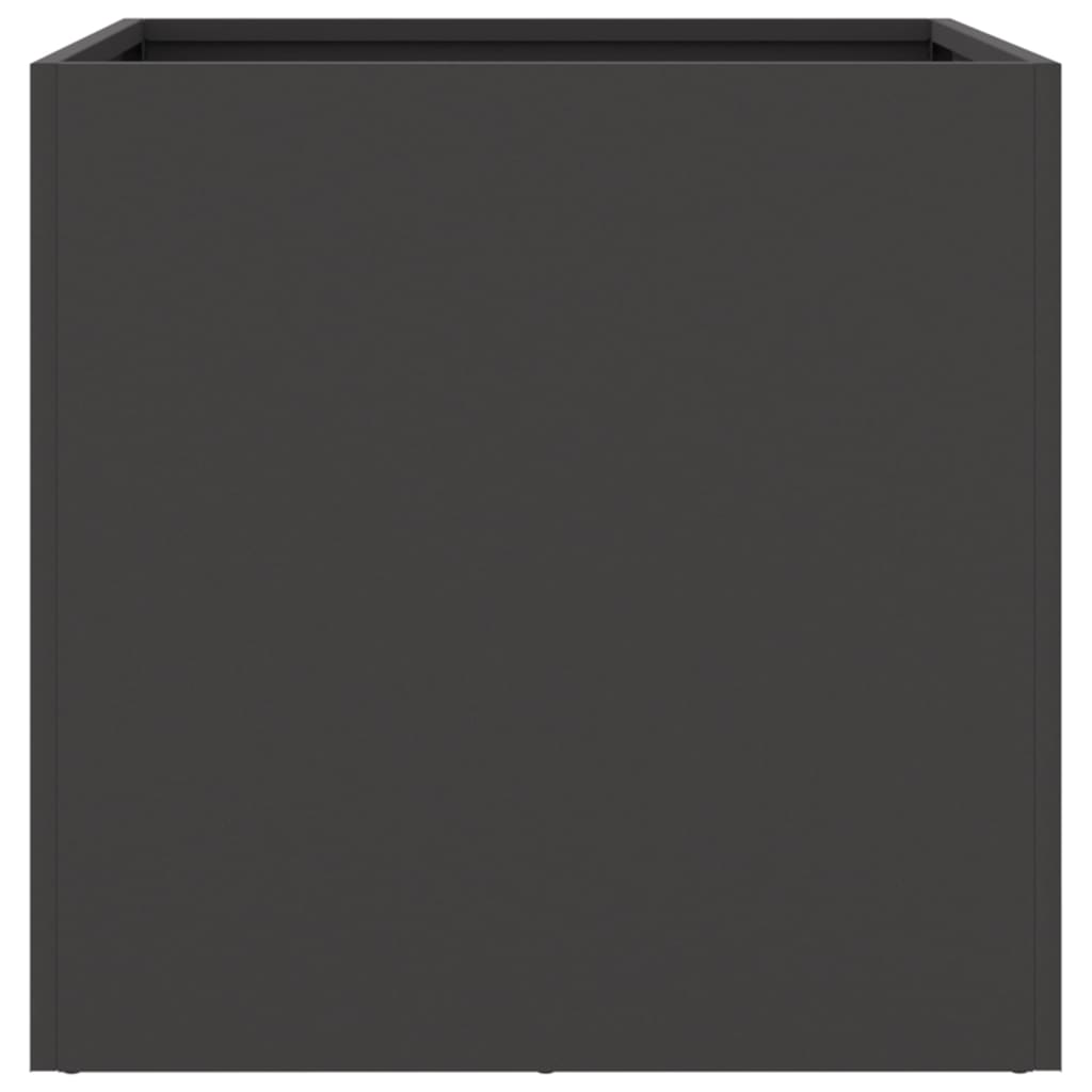 vidaXL Sadilica crna 42 x 40 x 39 cm od hladno valjanog čelika