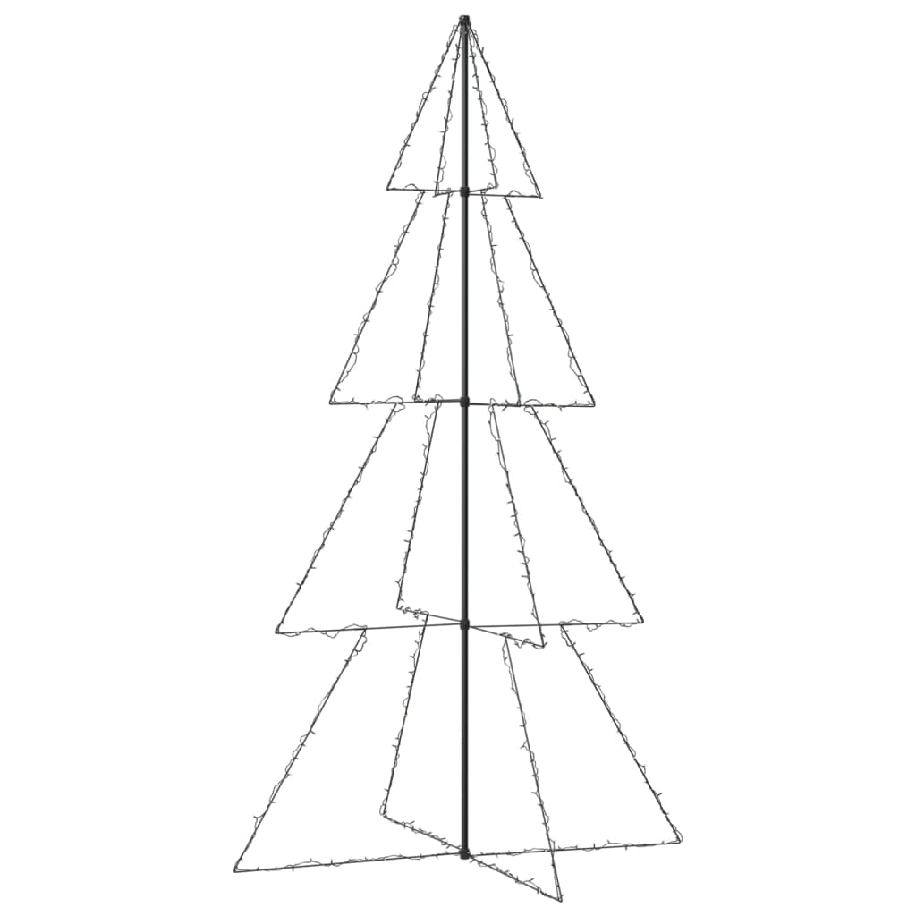 vidaXL Stožasto božićno drvce 360 LED unutarnje i vanjsko 143 x 250 cm