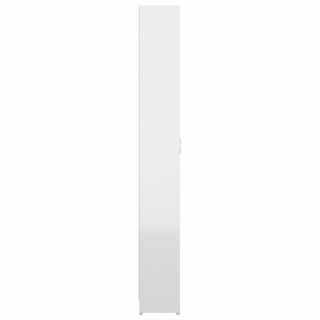 vidaXL Ormar za predsoblje sjajni bijeli 55 x 25 x 189 cm drveni