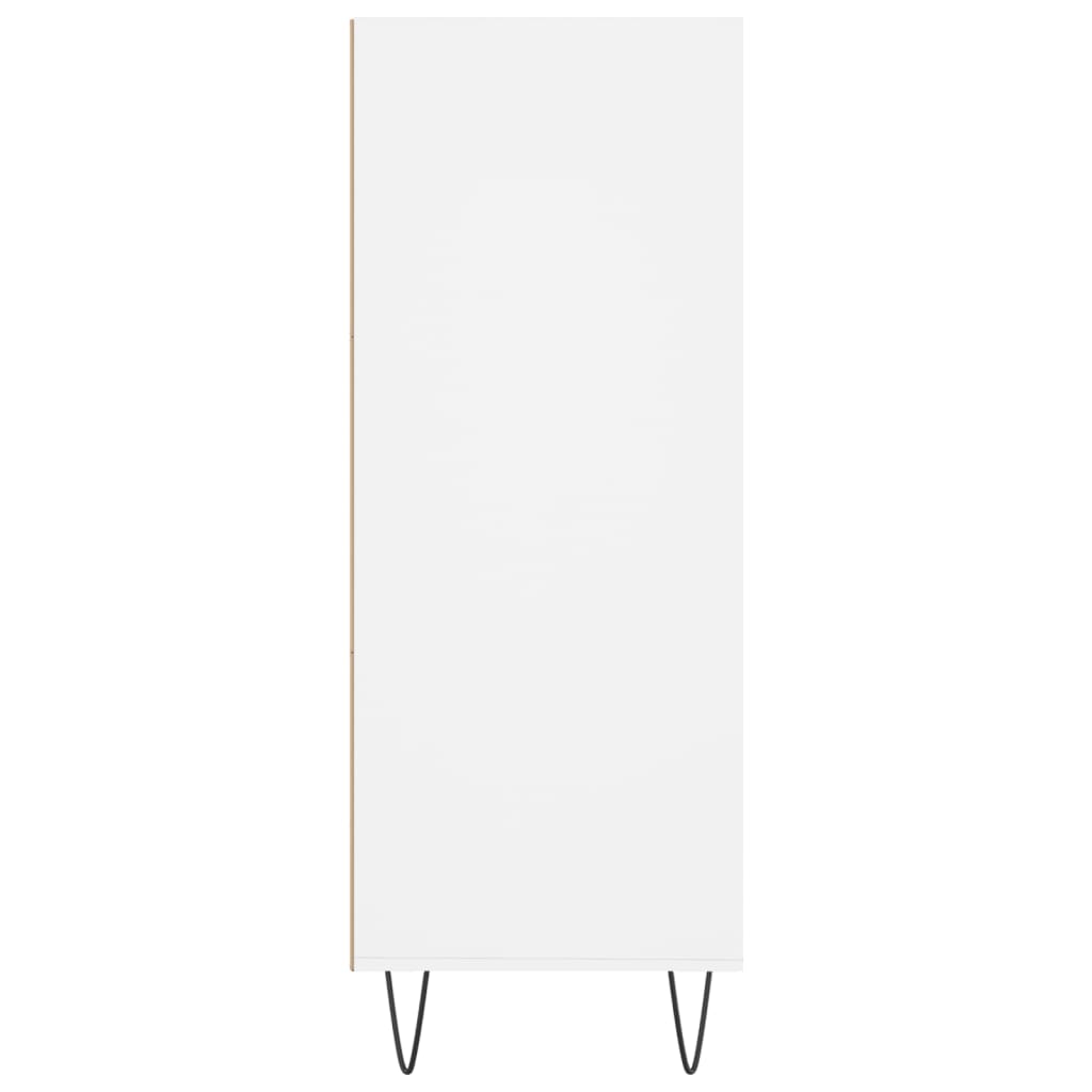 vidaXL Regal za knjige bijeli 69,5 x 32,5 x 90 cm konstruirano drvo