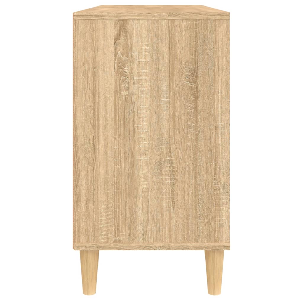 vidaXL Ormarić za umivaonik boja hrasta sonome 80 x 33 x 60 cm drveni
