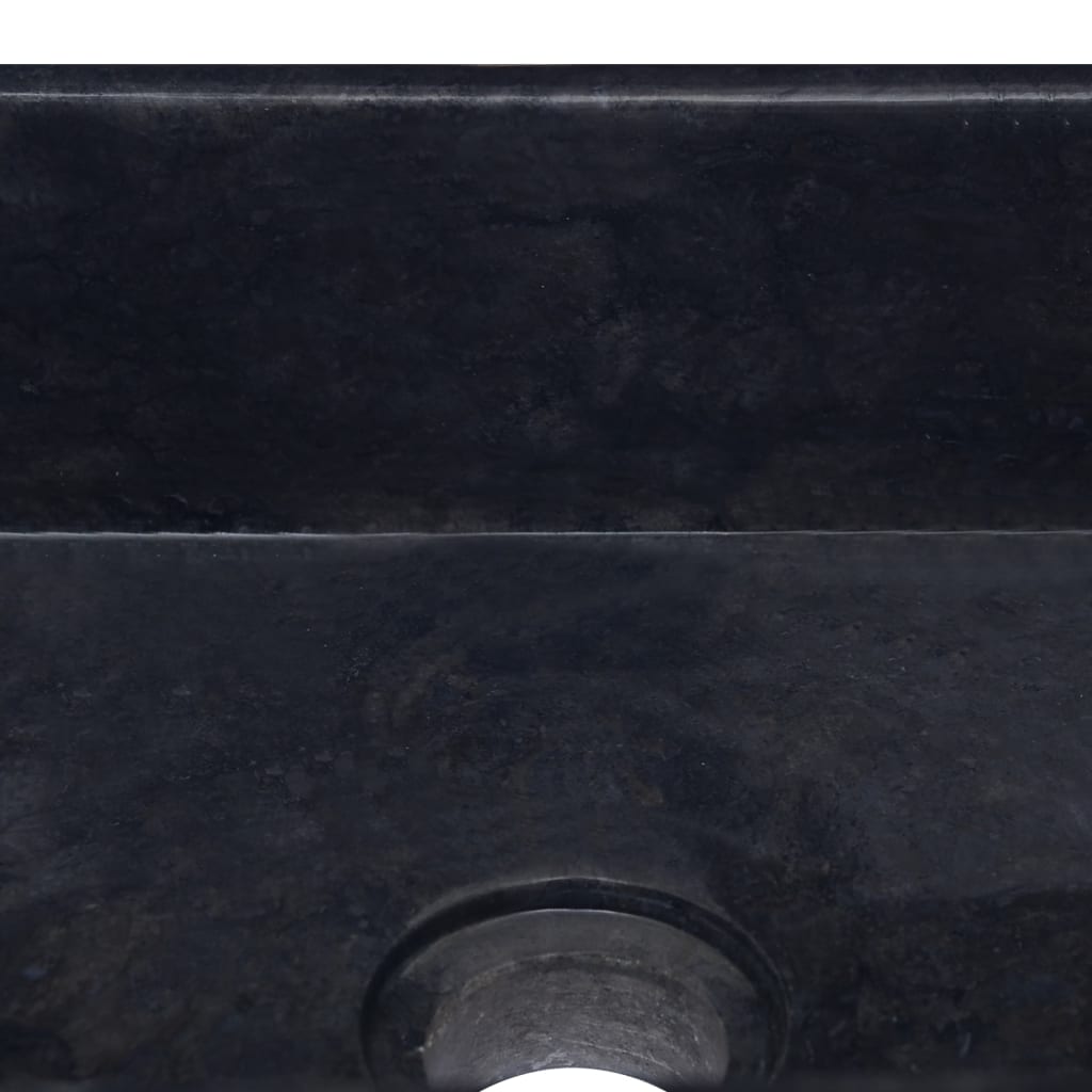 vidaXL Umivaonik crni 30 x 30 x 13 cm mramorni