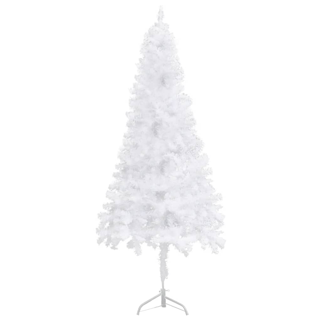 vidaXL Kutno umjetno božićno drvce bijelo 150 cm PVC
