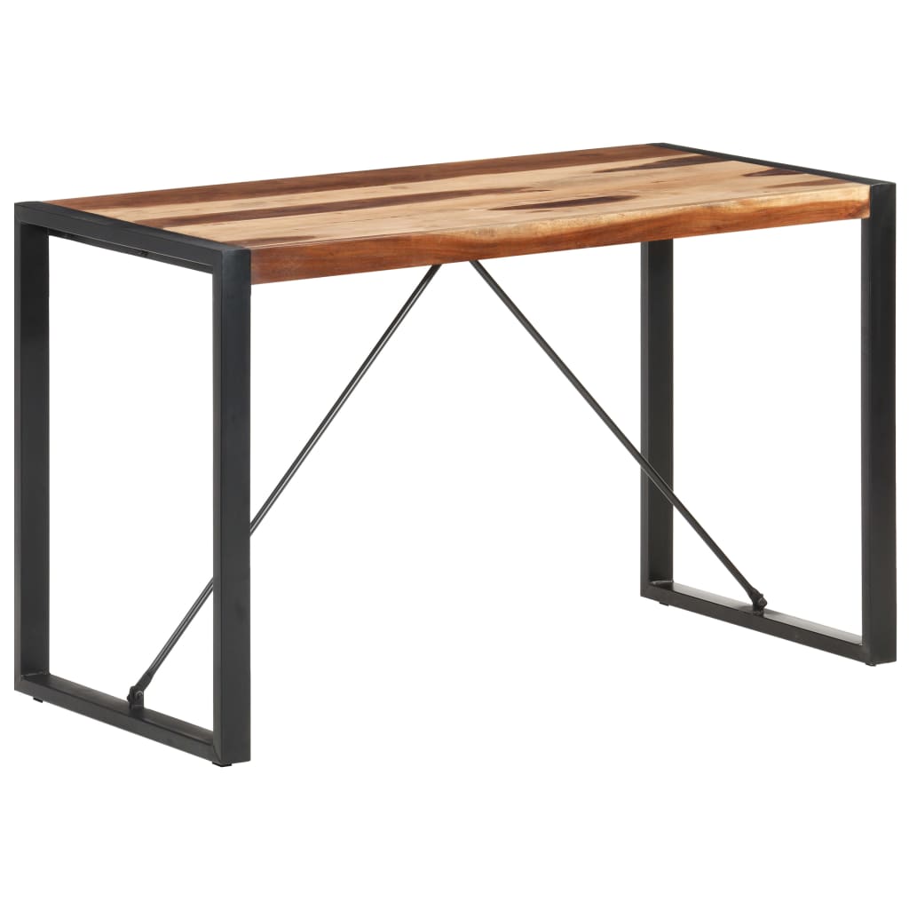 vidaXL Blagovaonski stol 120 x 60 x 75 cm od masivnog drva i šišama