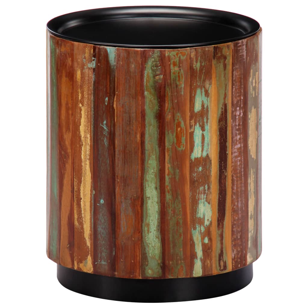 vidaXL Stolić za kavu od masivnog obnovljenog drva 38 x 45 cm