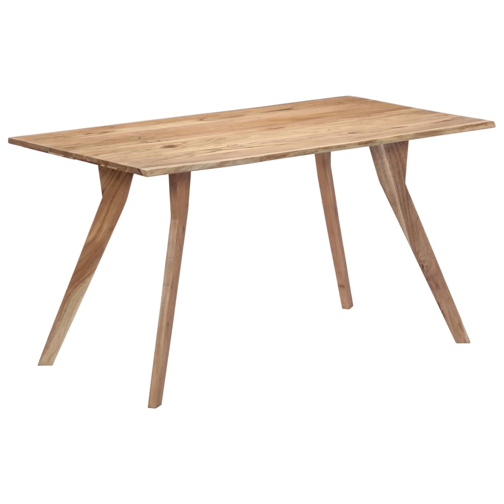 vidaXL Blagovaonski stol od masivnog bagremovog drva 140 x 80 x 76 cm