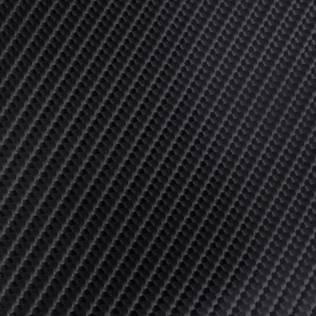 Vinilna automobilska folija od karbonskih vlakana 4D crna 152 x 200 cm