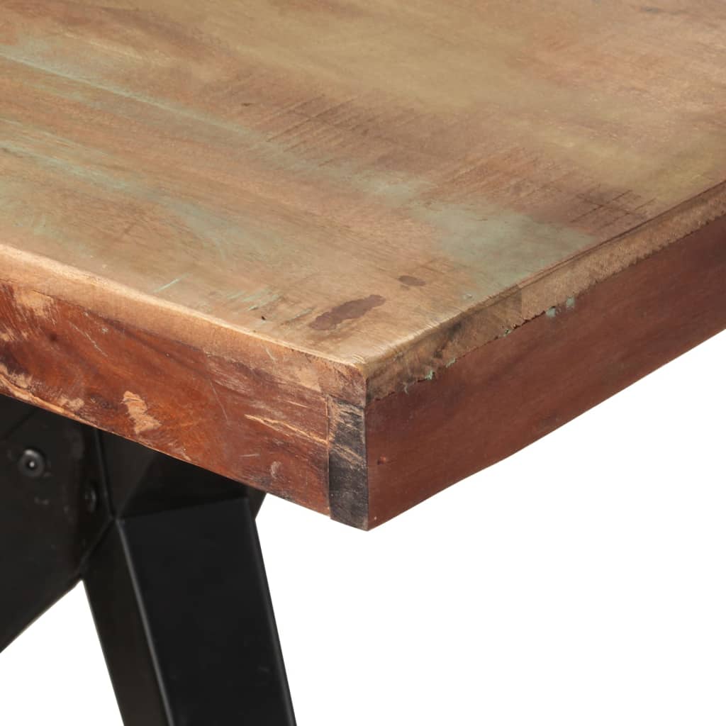vidaXL Blagovaonski stol 200 x 90 x 76 cm od masivnog obnovljenog drva
