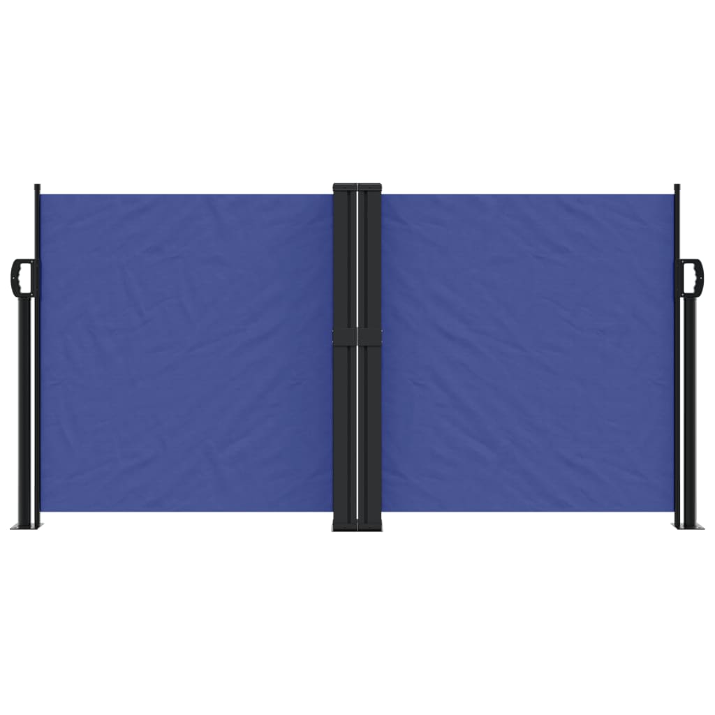 vidaXL Uvlačiva bočna tenda 120 x 1000 cm plava