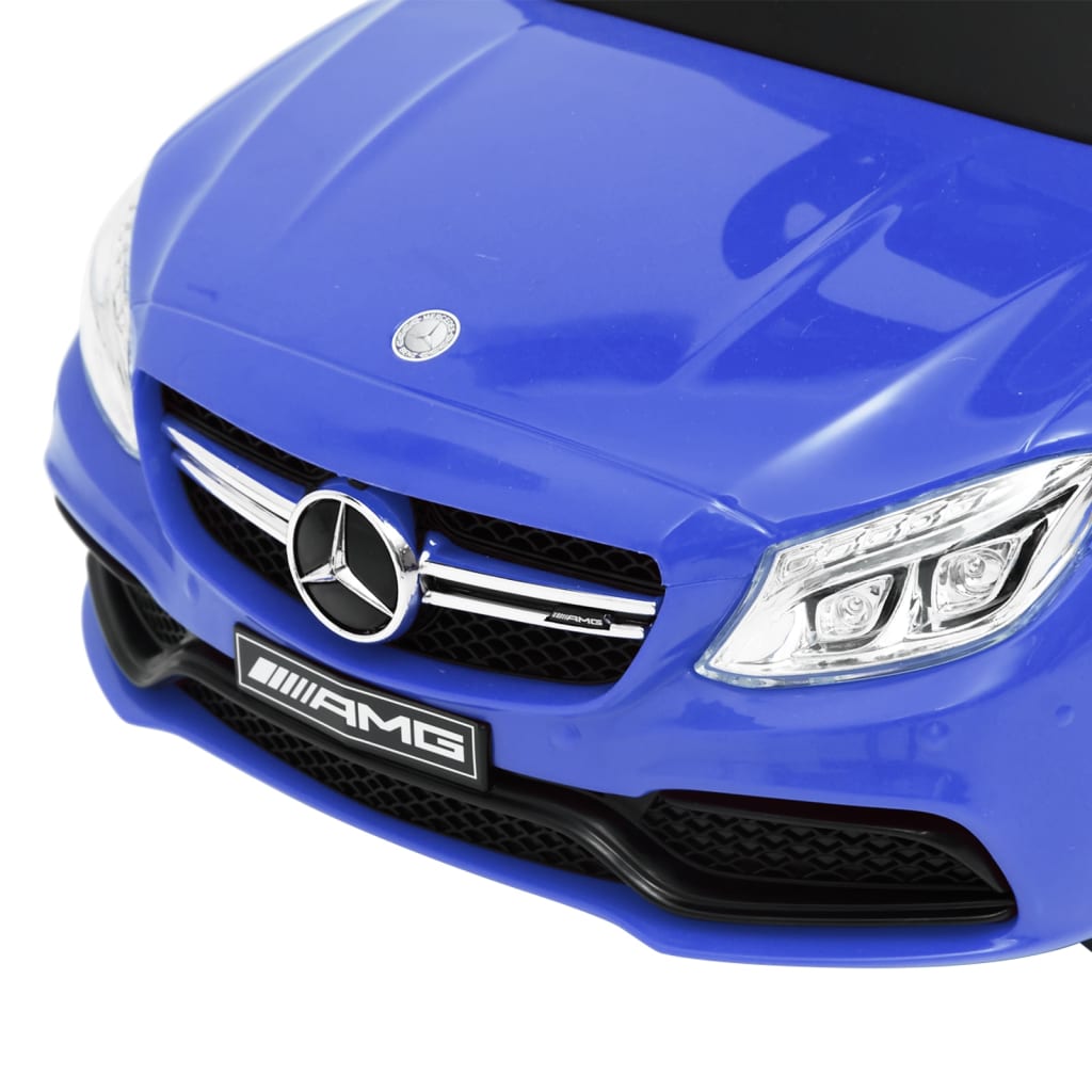 vidaXL Dječji automobil na guranje Mercedes-Benz C63 plavi