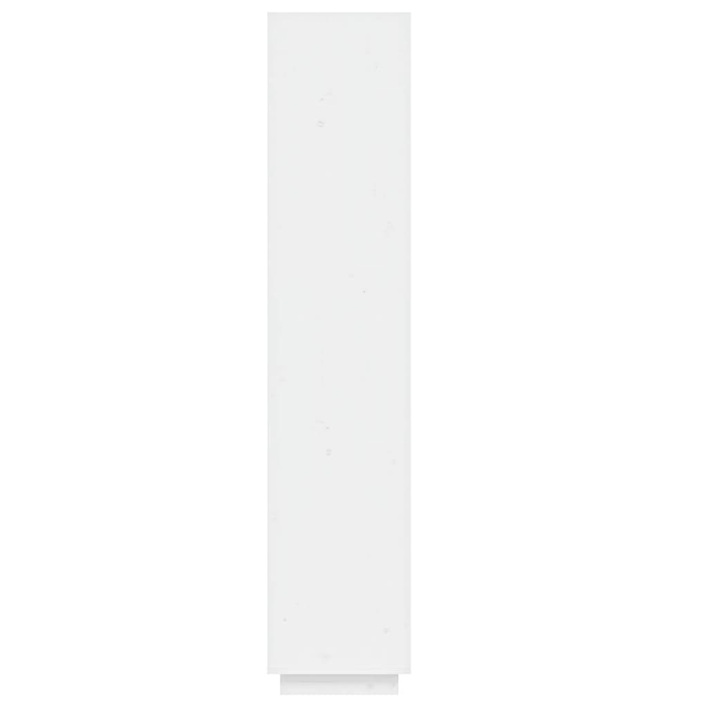 vidaXL Ormarić za knjige / pregrada bijeli 40x35x167 cm od borovine