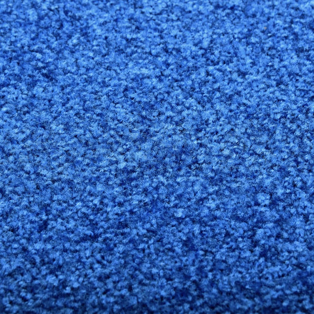 vidaXL Otirač perivi plavi 40 x 60 cm