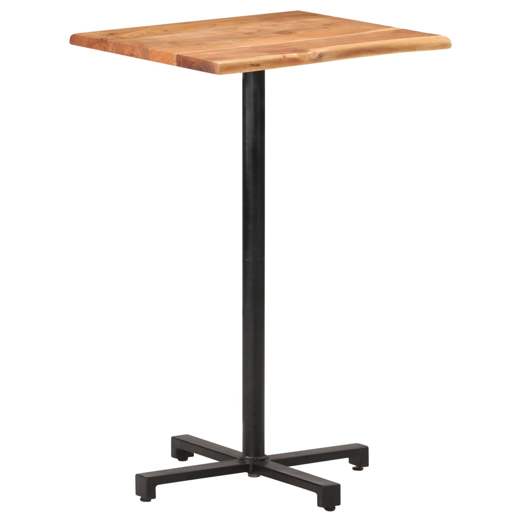 vidaXL Barski stol sa živim rubovima 60x60x110 cm masivno drvo bagrema