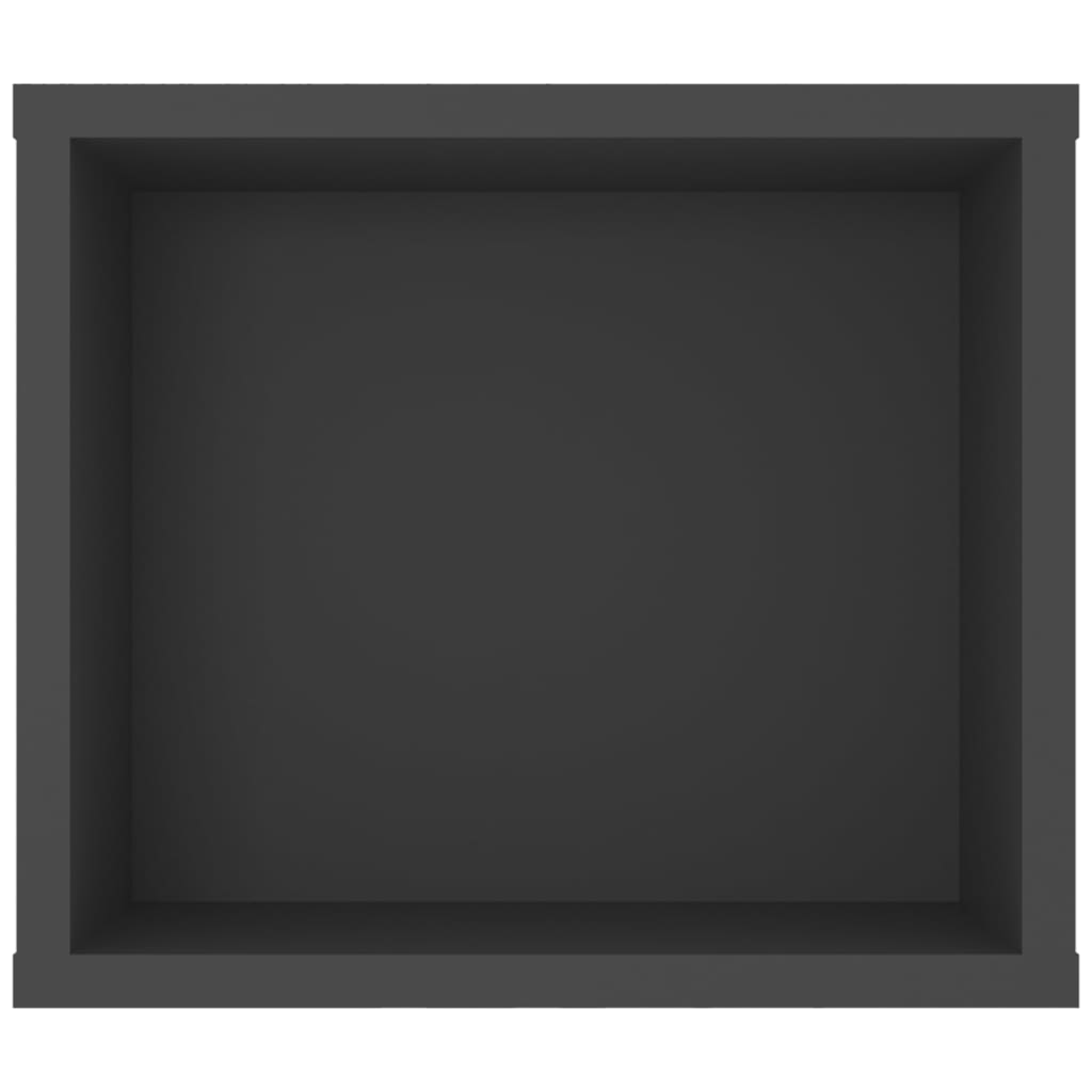 vidaXL Viseći TV ormarić sivi 100 x 30 x 26,5 cm konstruirano drvo