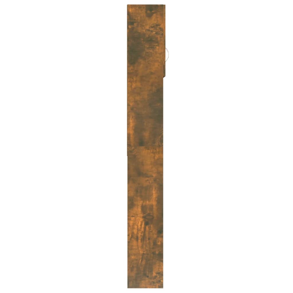 vidaXL Ormarić za perilicu rublja boja dimljenog hrasta 64x25,5x190 cm