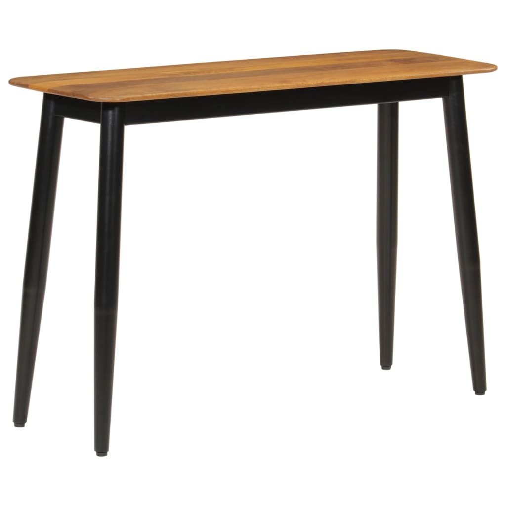 vidaXL Konzolni stol 110 x 40 x 76 cm od masivnog drva manga i željeza