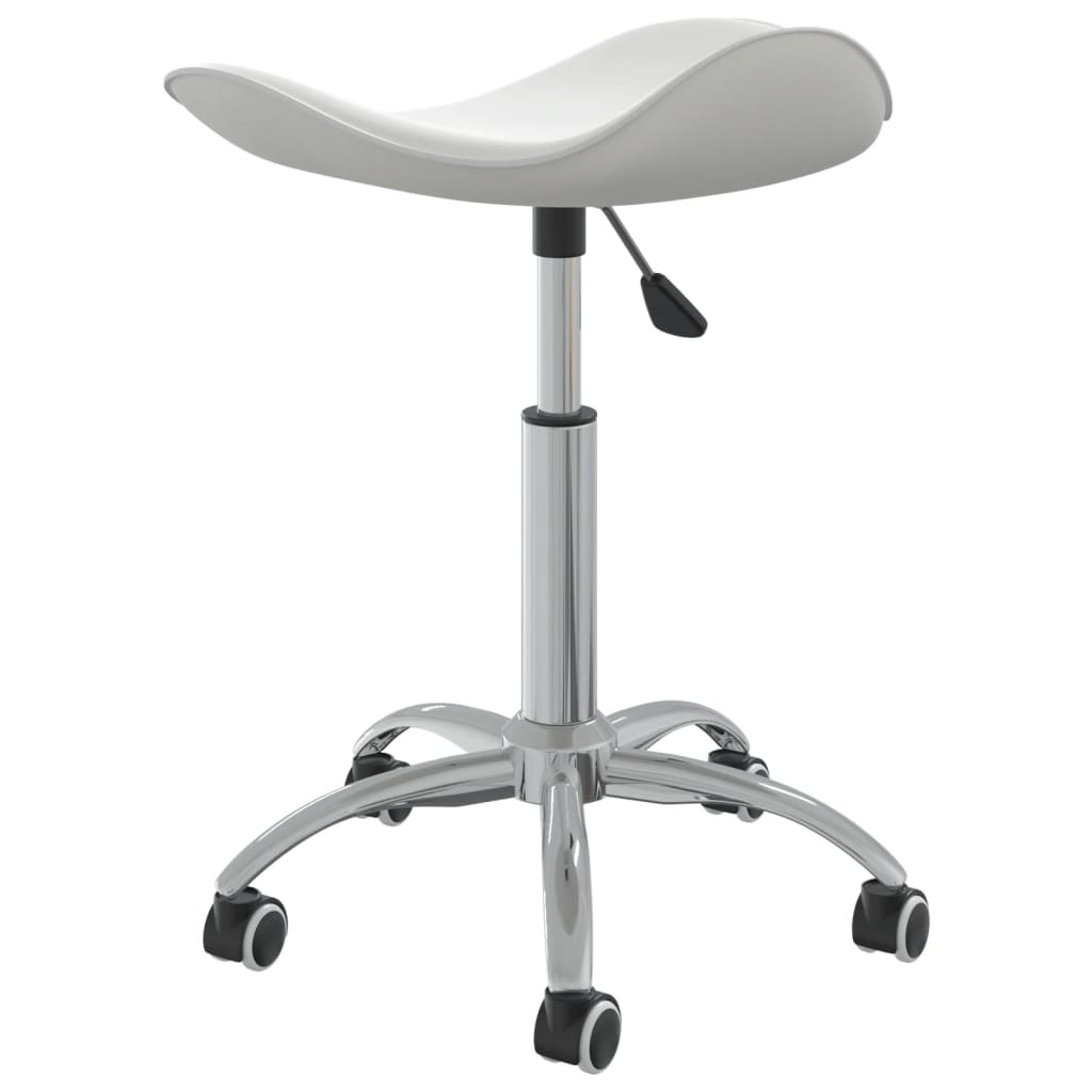 vidaXL Salonski stolac od umjetne kože bijeli