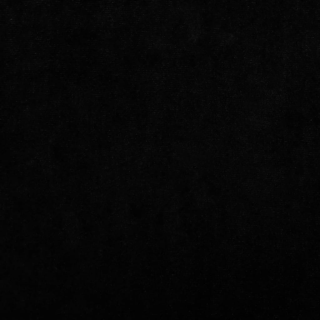 vidaXL Dječja fotelja crna 60 x 40 x 30 cm baršunasta
