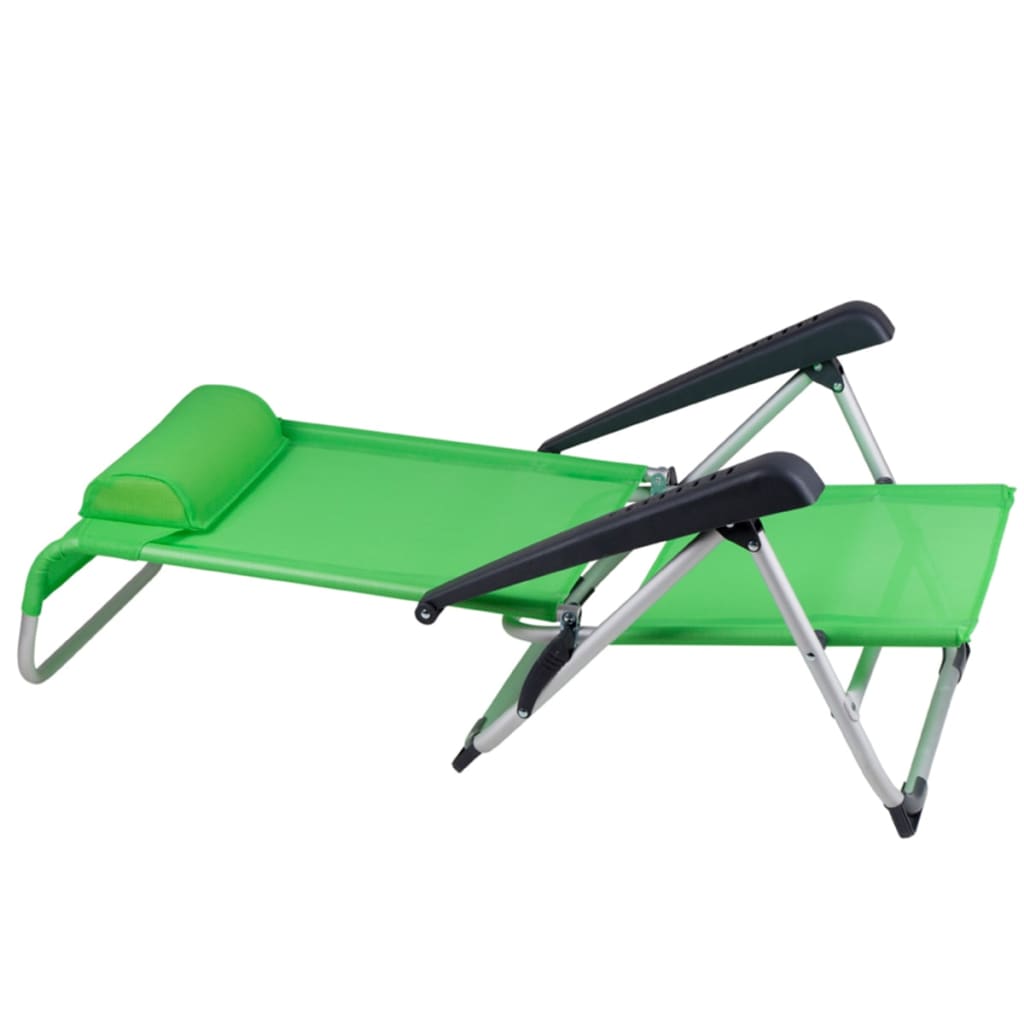 Bo-Camp stolica za plažu od aluminija zelena 1204794