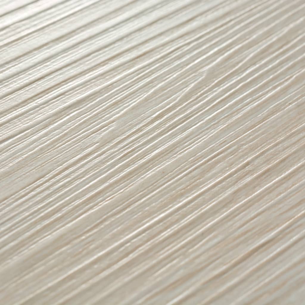 vidaXL Samoljepljive podne obloge PVC 5,02 m² 2 mm hrastovina bijela